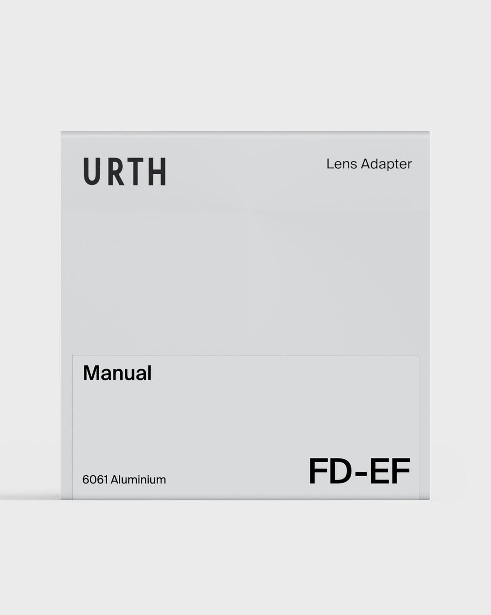 Canon FD Lens to Canon EF/EF-S Camera Adapter (with Optical Glass)