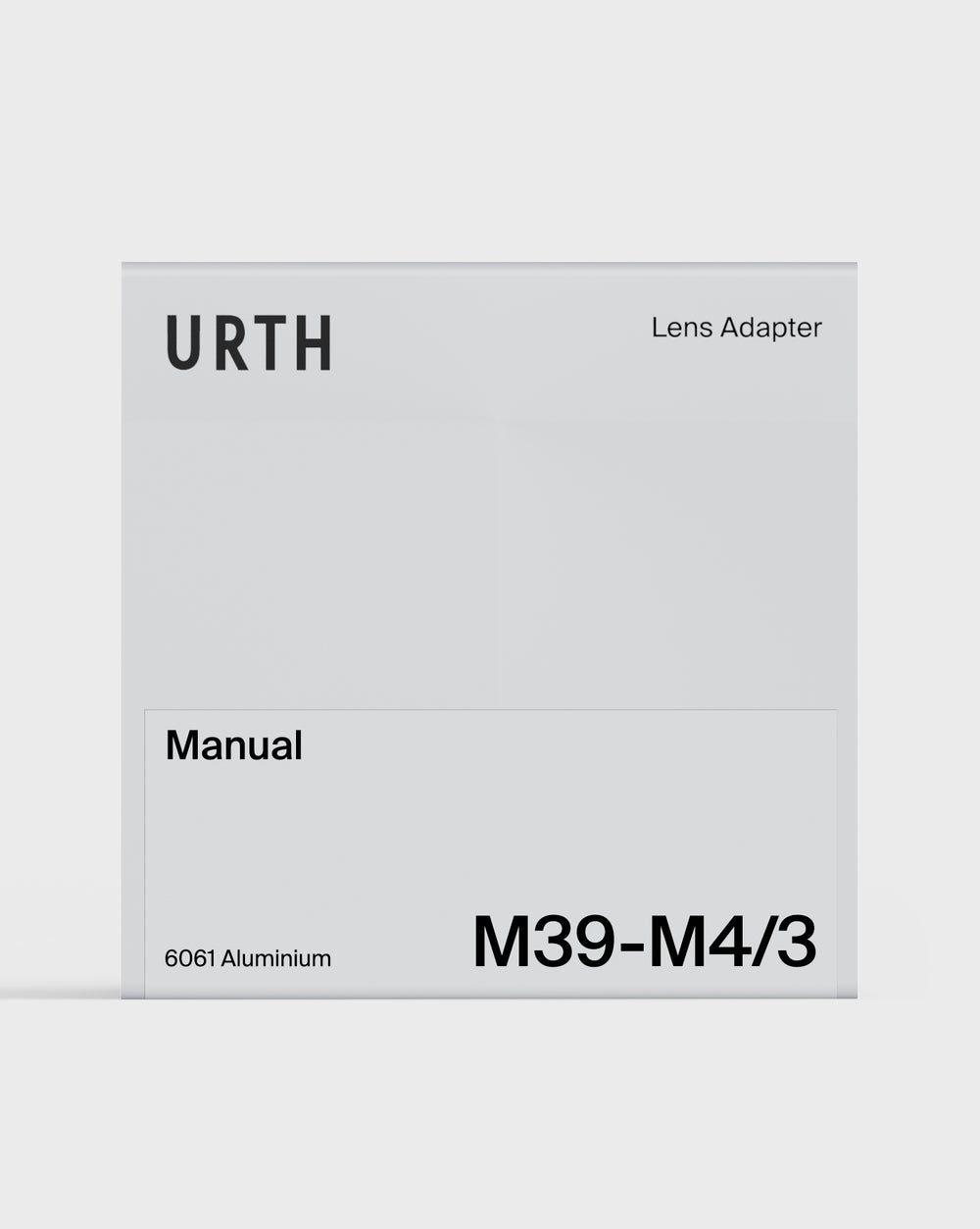 M39 Lens to Micro Four Thirds (M4/3) Camera Adapter